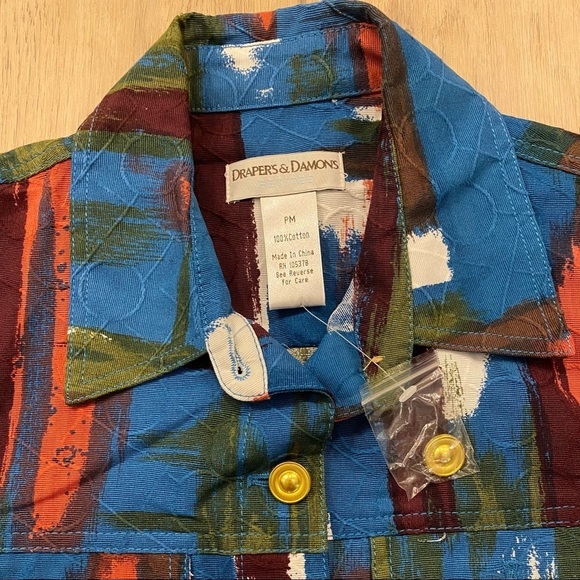 Draper & Damons‎ Button Front Artsy Jacket - Picture 2 of 5